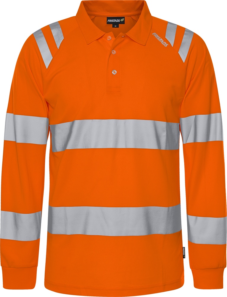 FristadsHighVisPoloshirtLangarmKl37864GPST301260Hi-VisOrange-4XL