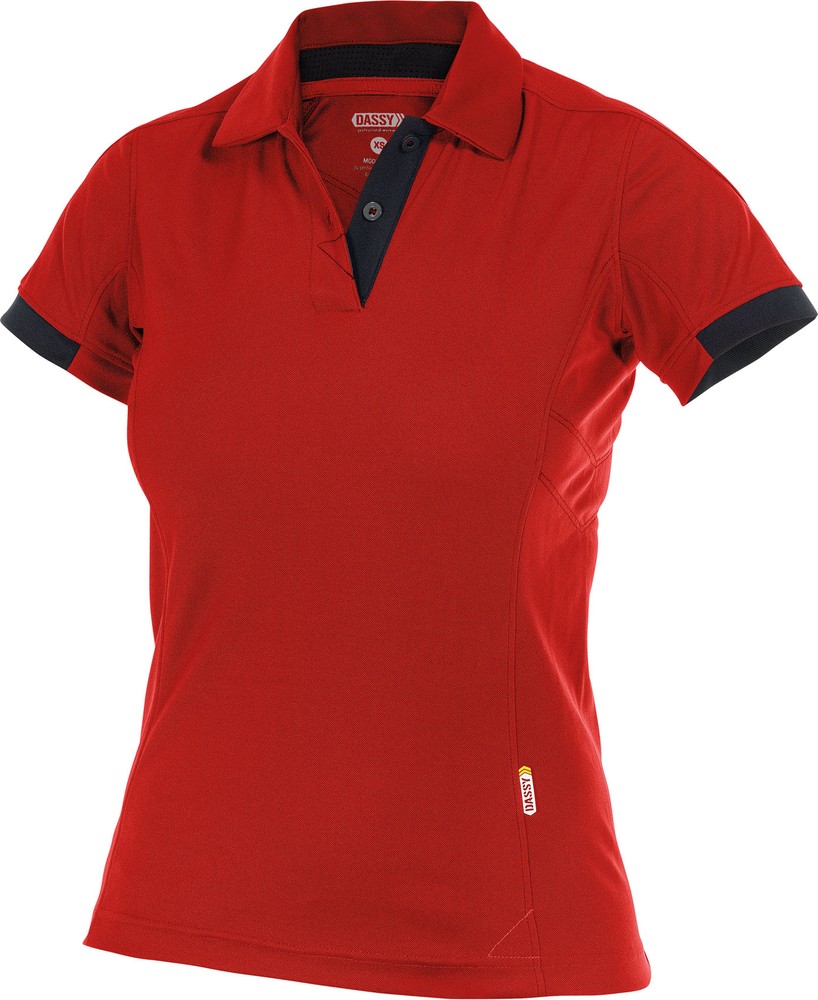 DassyPoloshirtfrDamenTraxionWomenPES44RotSchwarz