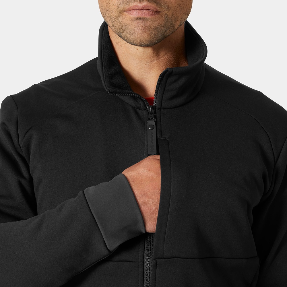 HellyHansenFleecejackeTechMidlayer72380Black-XS