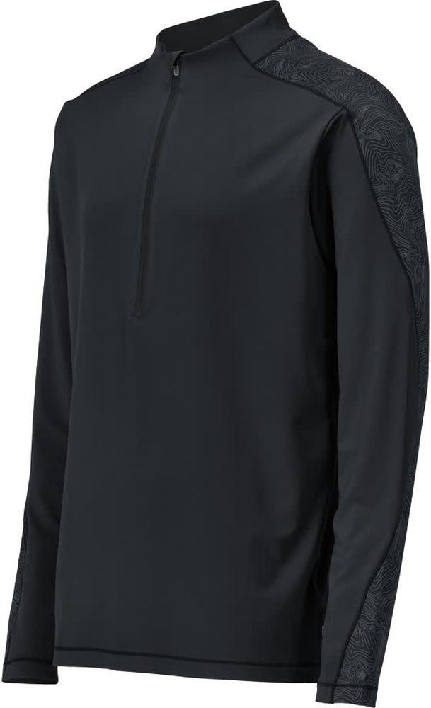 MascotT-ShirtLangarmmitkurzemReiverschlussCustomized22681-618Schwarz-XXL