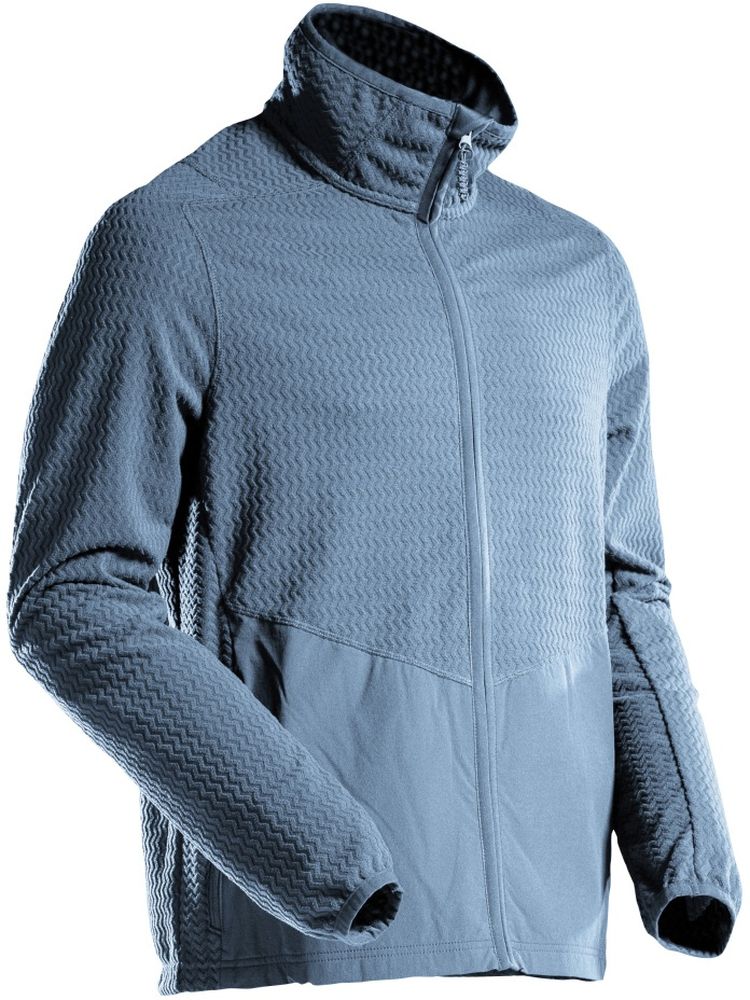 MascotMicrofleecePullovermitReiverschlussCustomized22803-639Steinblau-XXL