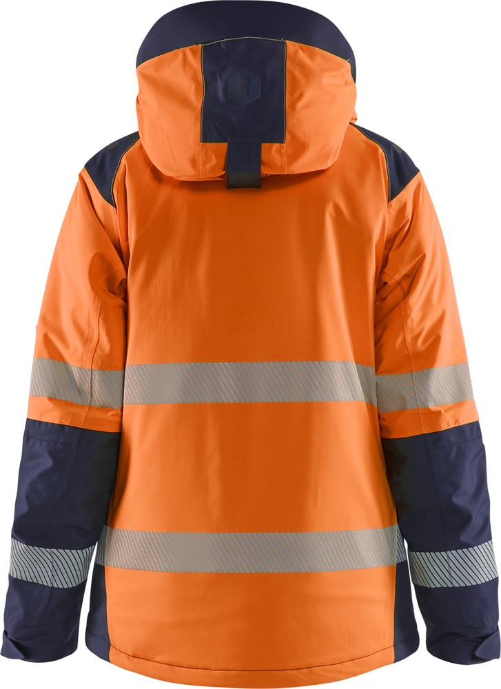 BlklderDamenArbeitsjackeHighVisWinterjacke44561987OrangeMarineblau-L