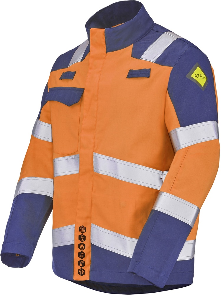 CepovettJackeAtexHv300XpAbra9D728505FluoOrangeNavy-XS