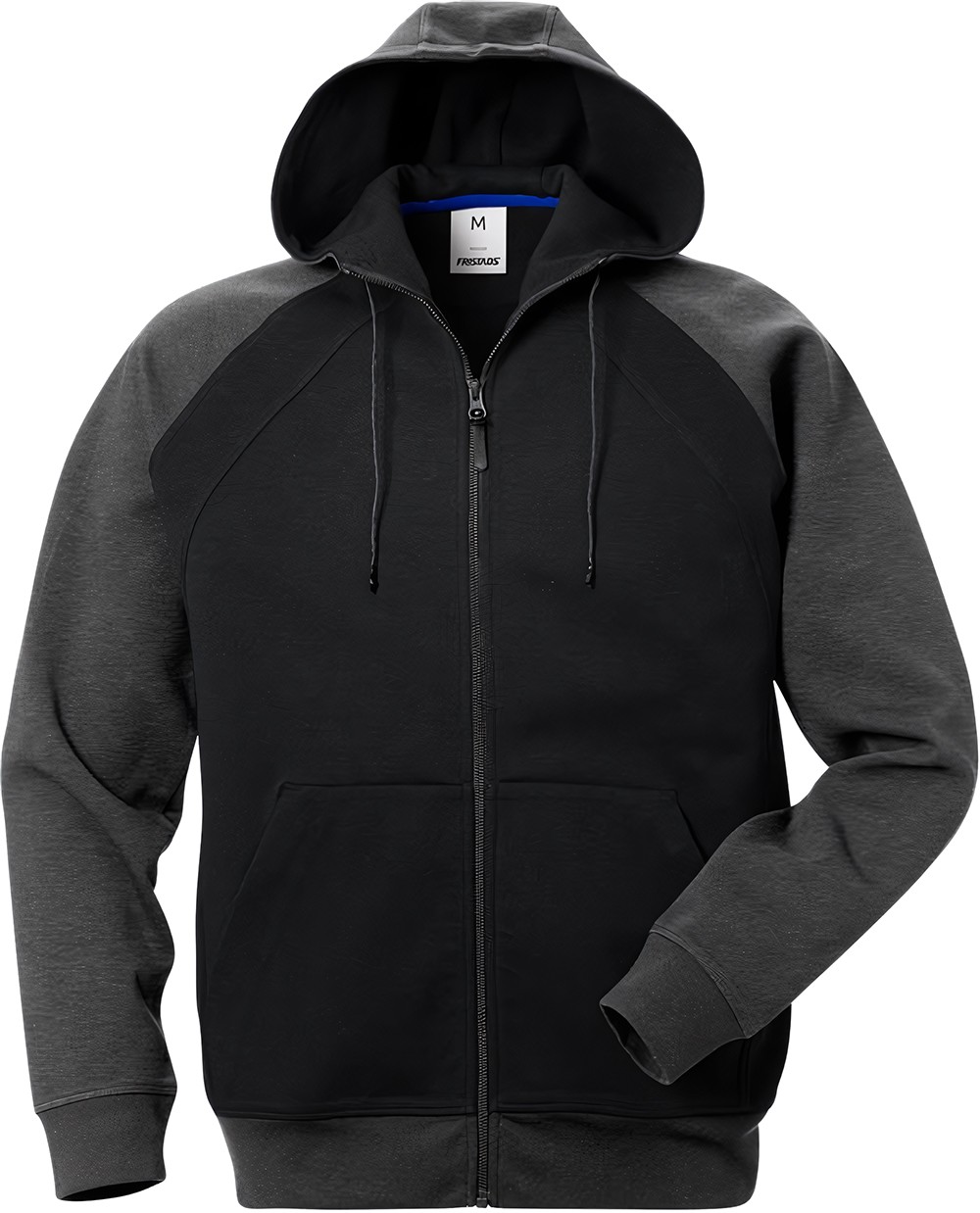 FristadsAcodeSweatjackemitKapuze1757DFSchwarzGrau