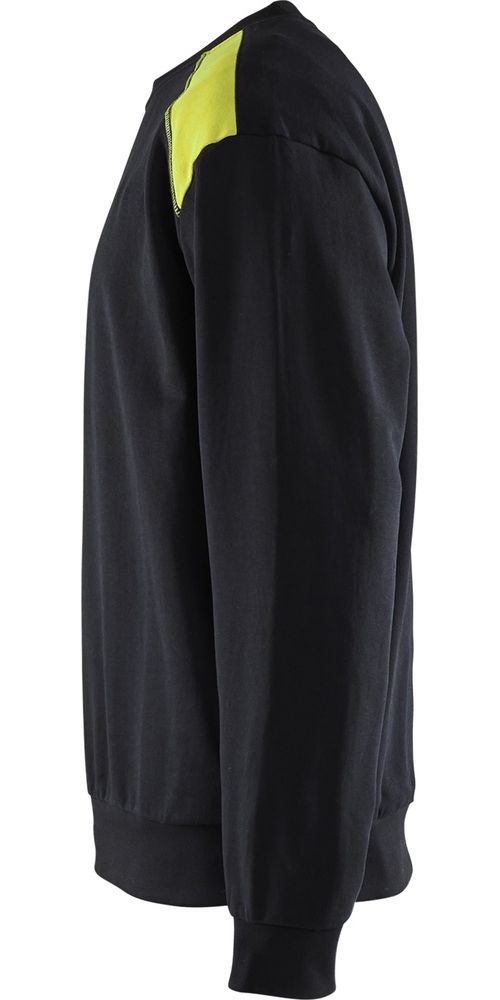 BlklderSweatshirt35801158SchwarzHighVisGelb-4XL