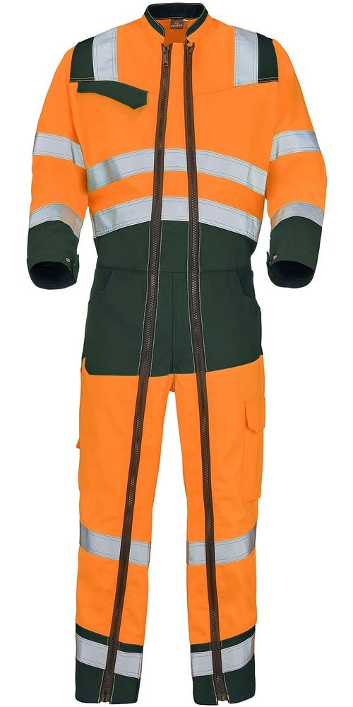 CepovettOverall2ReissverschlsseFluoSafeXp9J869570FluoOrangeUsGreen-XS