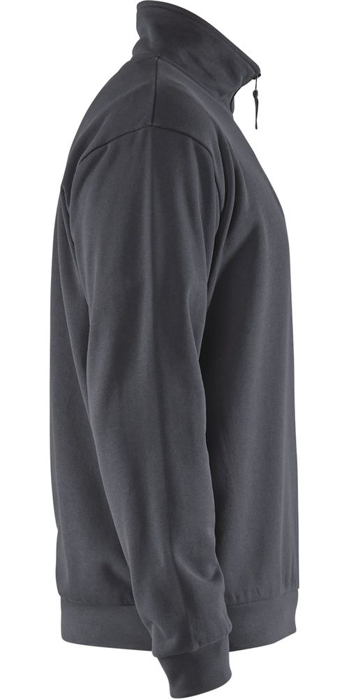 BlklderSweatshirtHalf-Zip35871169Mittelgrau-4XL