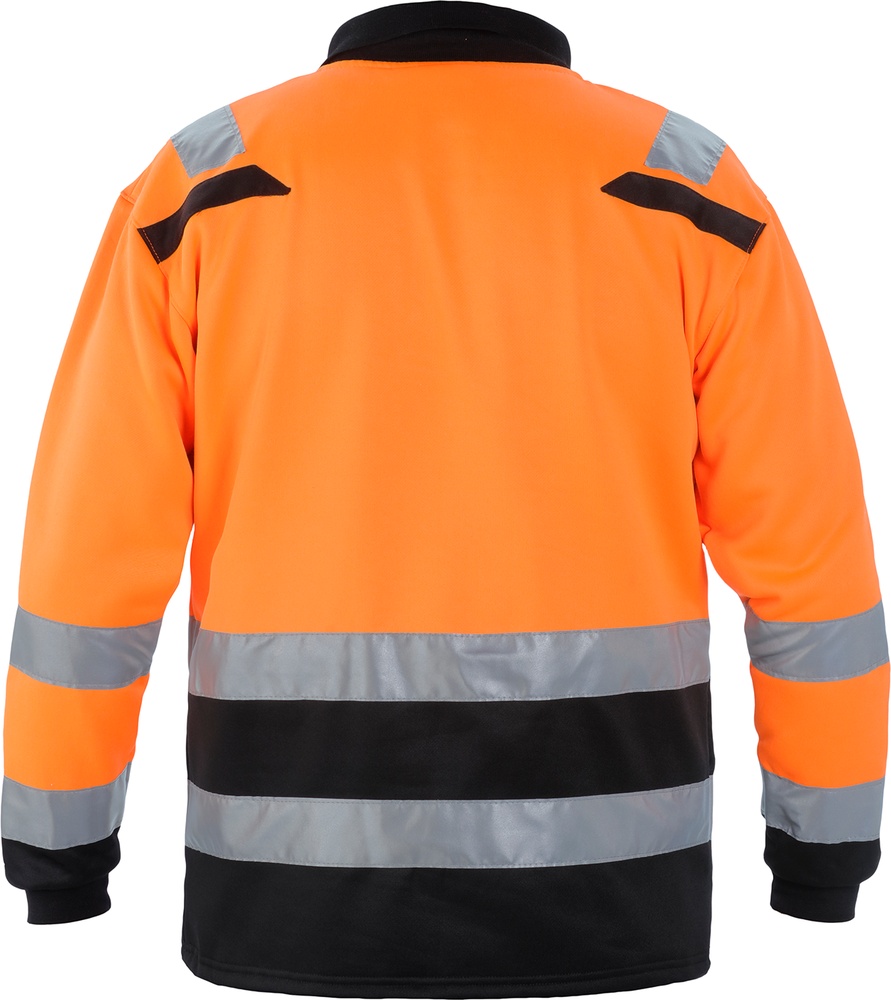 HydrowearWarnschutz-PoloshirtTokioNeonorangeSchwarz-S