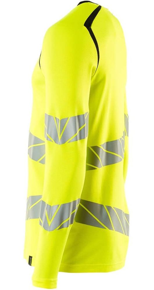 MascotT-ShirtLangarmAccelerateSafe19081-771Hi-visGelbSchwarz-XXL