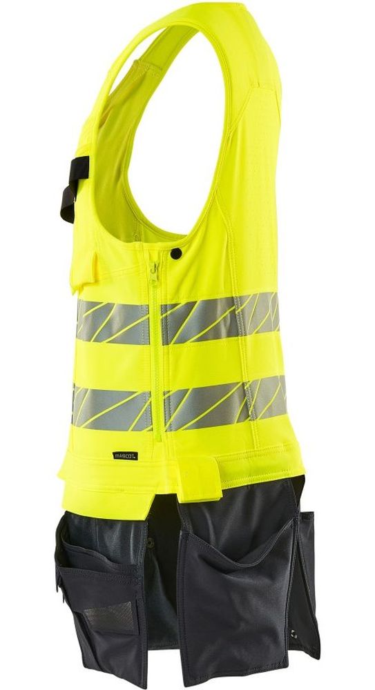 MascotWerkzeugwesteAccelerateSafe19589-711Hi-visGelbSchwarzblau-XXL