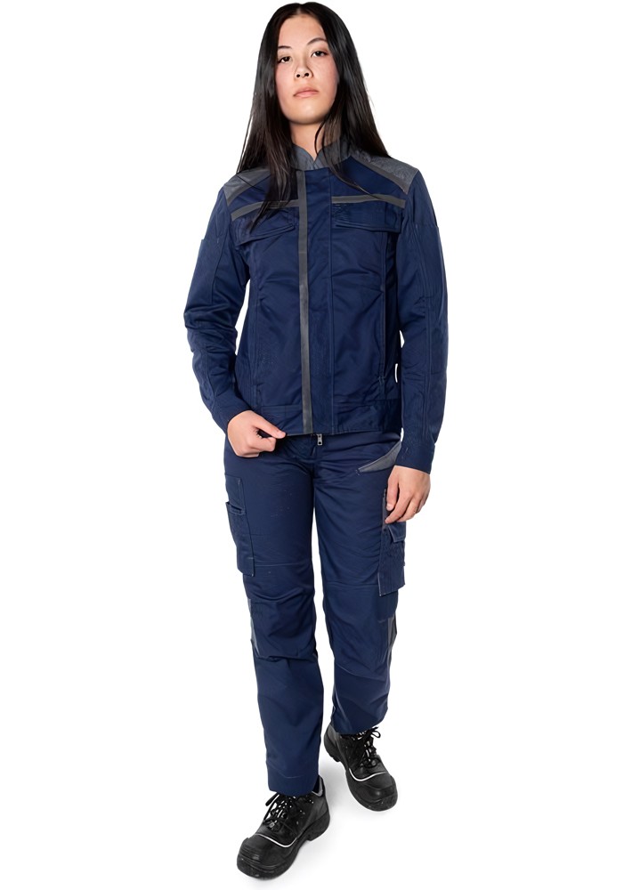 FristadsIndustrie-Stretch-JackeDamenjacke4556STFPMarineDunkelgrau-XS