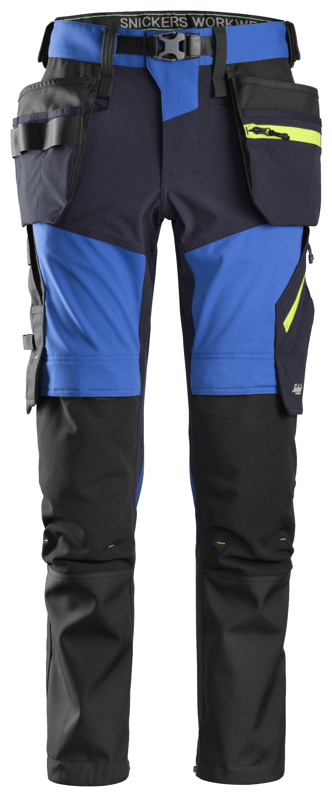 SnickersFlexiWorkStretchArbeitshosemHolstertaschenEN14404Blau-Navy