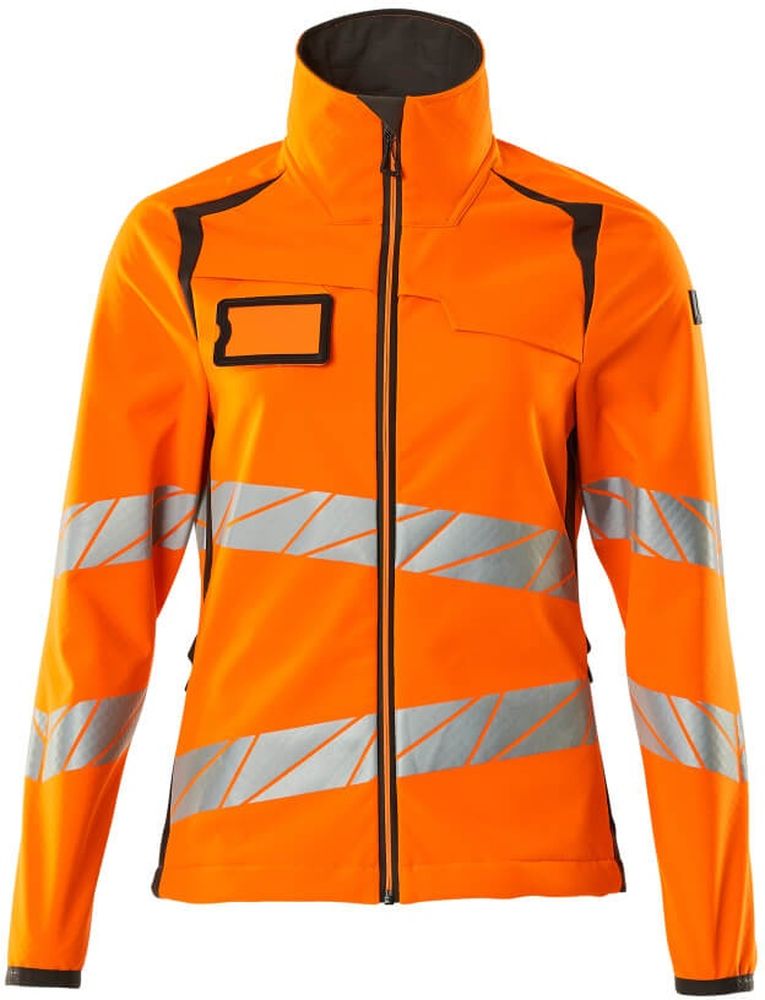 MascotDamenSoftshellJackeAccelerateSafe19012-143Hi-visOrangeDunkelanthrazit-XXL