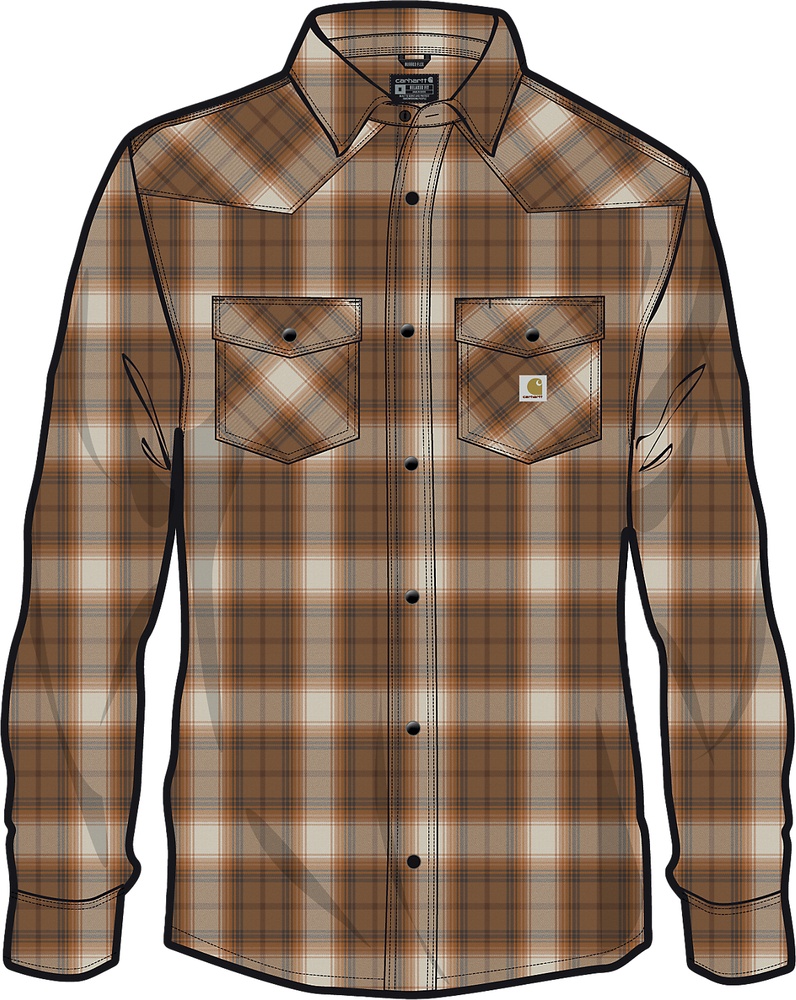 CarharttSnap-FrontPlaidShirt107016
