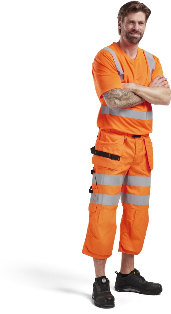 BlklderArbeitsshortsHighvisPiratenhoseKlasse215391811Orange-C44