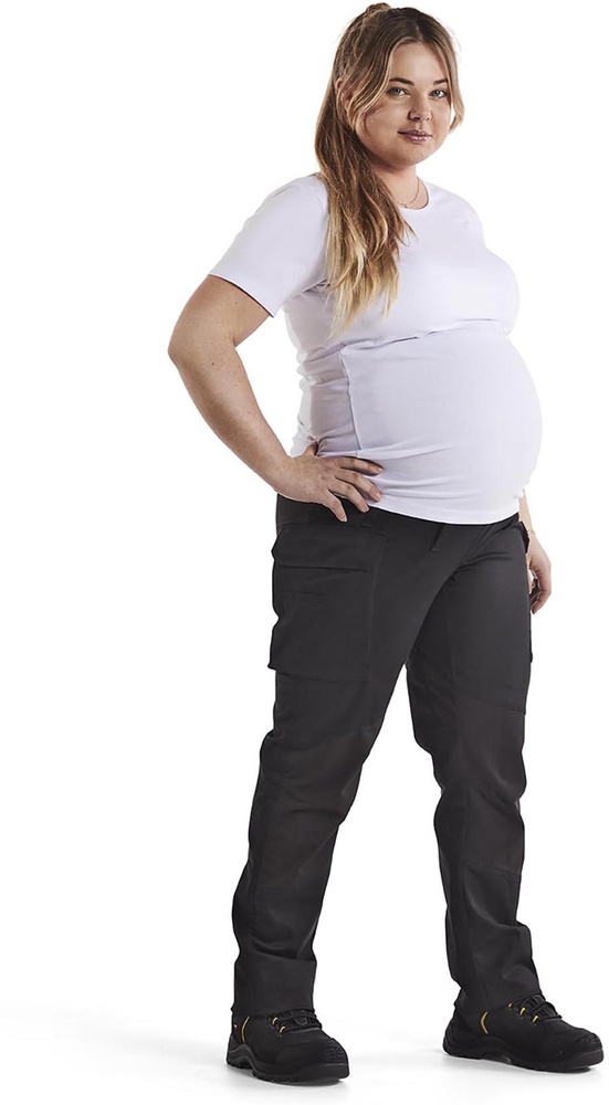 BlklderDamenArbeitshoseServiceUmstandshosemitStretch71011830Schwarz-L