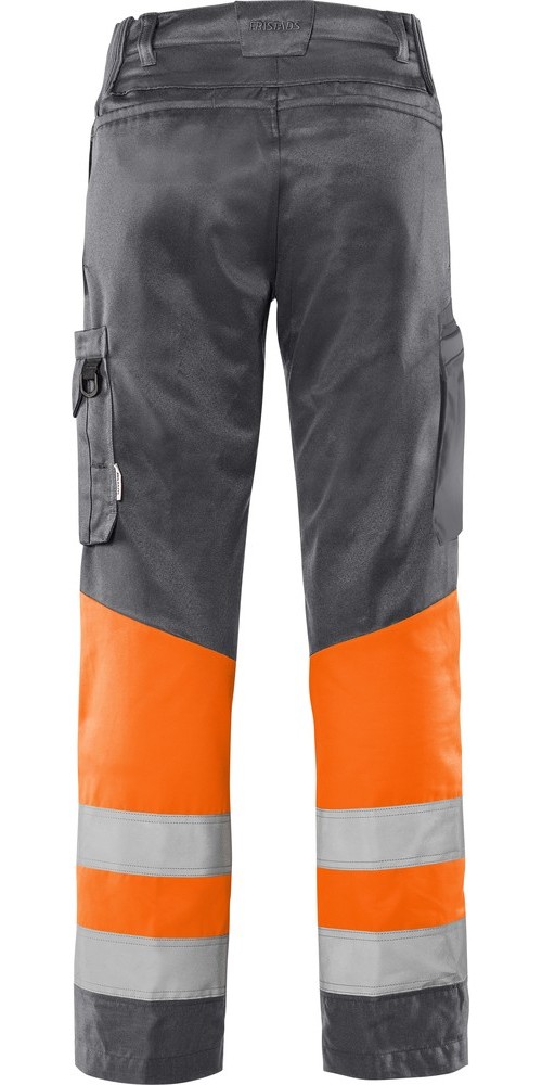 FristadsHighVisGreenHoseKl12668GPLUWarnschutz-OrangeGrau-C44