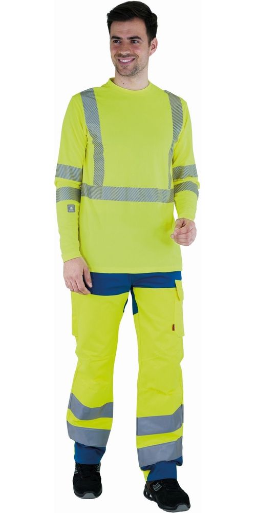 CepovettLangarm-ShirtFluoBase2T539FluoYellow-XXL