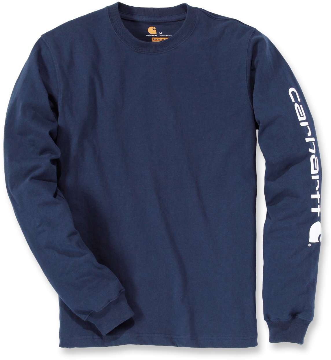 CarharttT-ShirtLogoLongSleeveT-ShirtNavy CarharttT-ShirtLogoLongSleeveT-ShirtNavy