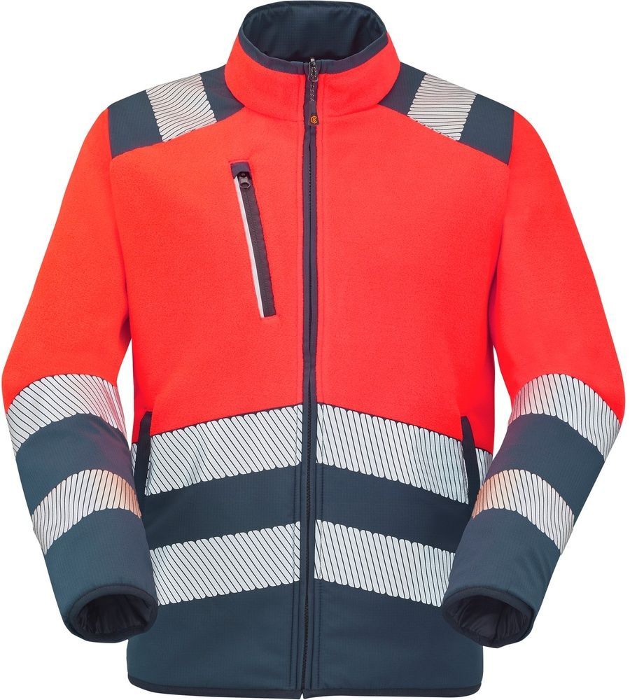 CepovettFleecejackeVeny9D04FluoRedNavy-S