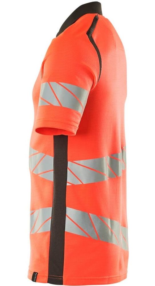 MascotPolo-ShirtAccelerateSafe19083-771Hi-visRotDunkelanthrazit-XXL