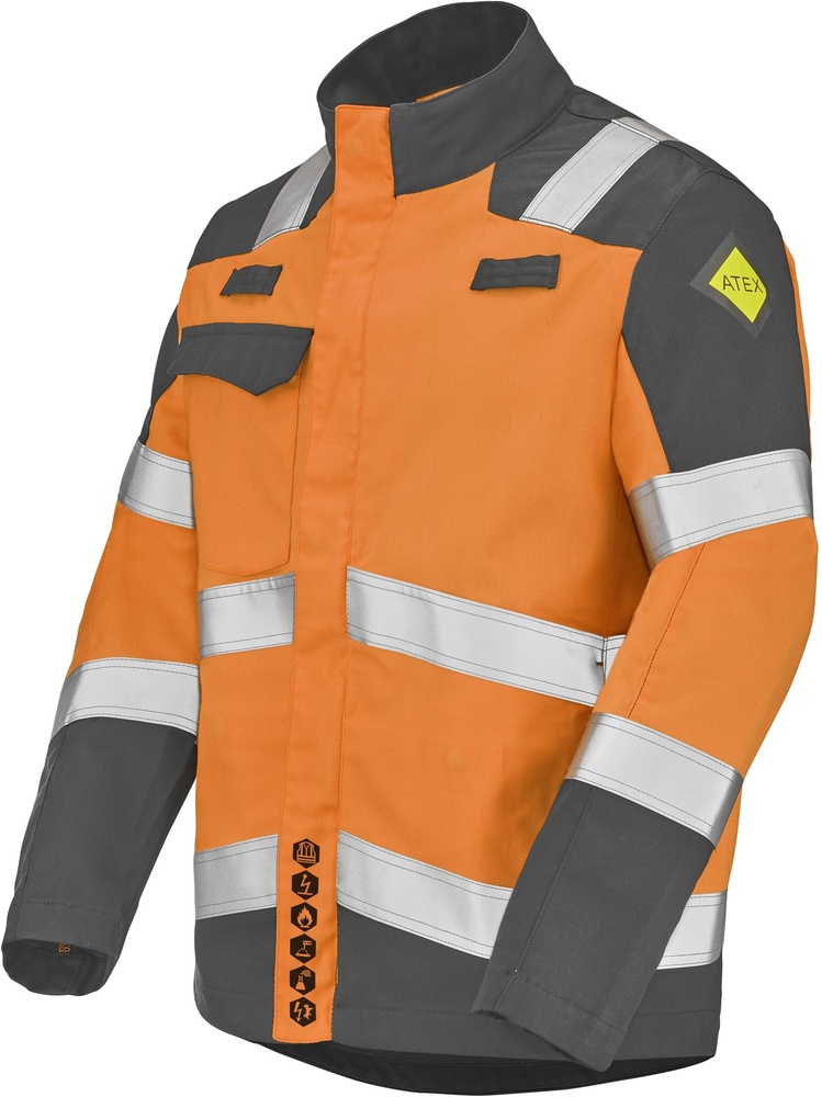 CepovettJackeAtexHv300XpAbra9D728505FluoOrangeCharcoalGrey-XS