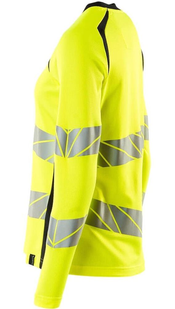 MascotDamenT-ShirtLangarmAccelerateSafe19091-771Hi-visGelbSchwarzblau-XXL