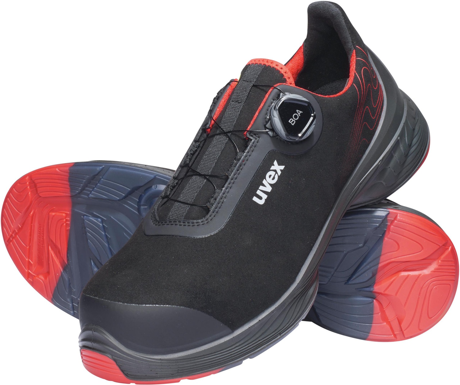 Uvex1G2HalbschuheS368402SchwarzRot68402