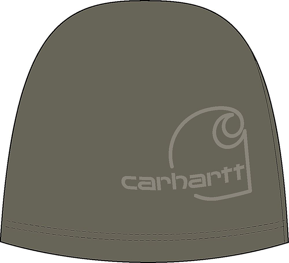 CarharttMtzeFleeceDebossedHat107186DustyOlive