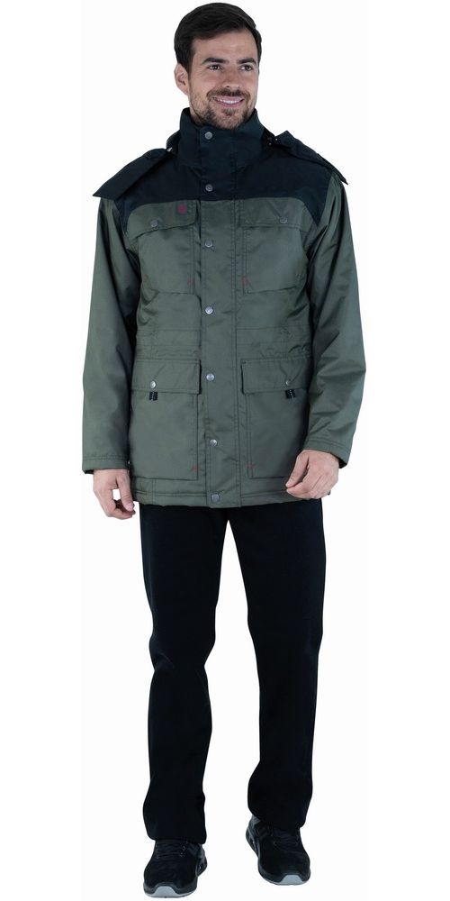 LafontParkaChuck4PK4UPKhakiCharcoal-XXL
