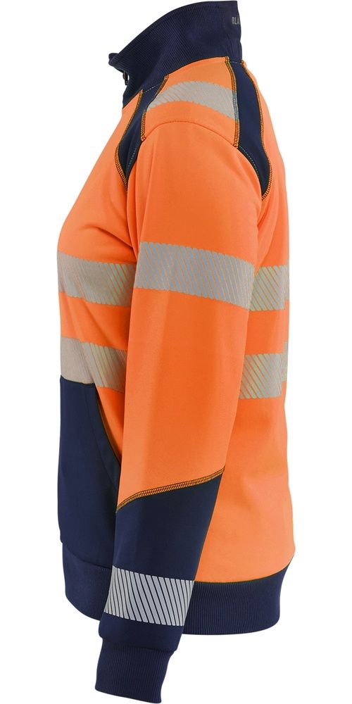 BlklderDamenArbeitsjackeHighVisSweatjacke35082528OrangeMarineblau-L