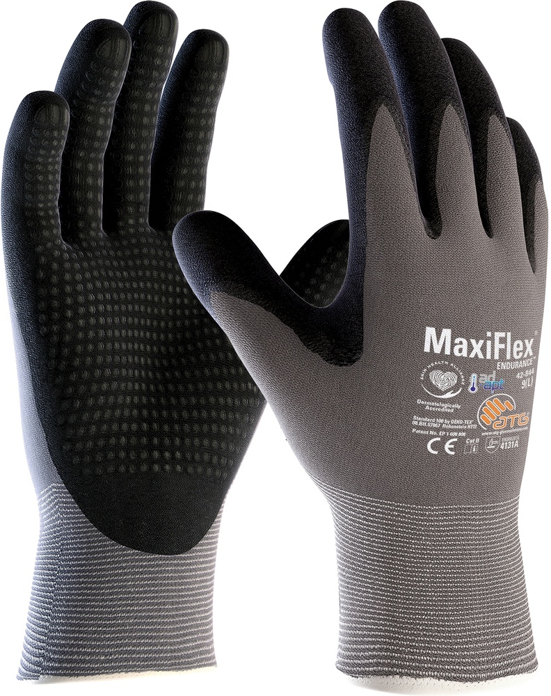 ATGEnduranceAd-AptNylon-Strickhandschuhe42-84412Stck2456GrauSchwarz-6