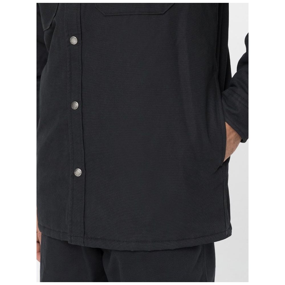 DickiesJackeFleeceHoodedDuckShirtJackRelaxedDK0A4XTIBlack-L