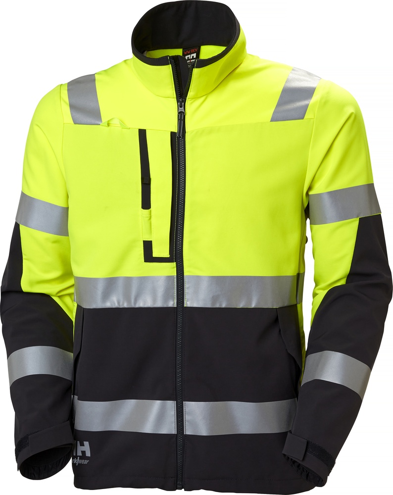 HellyHansenSoftshelljackeAlna4XTechJacket77230369YellowEbony-XS