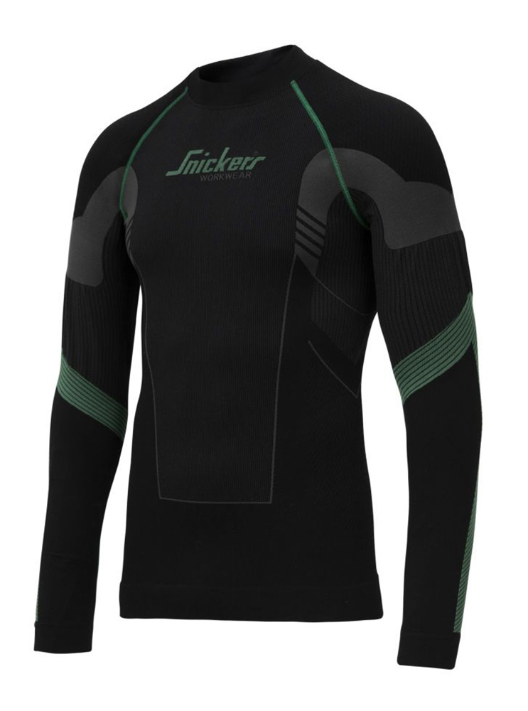 SnickersFlexiWorknahtlosesUnterhemdSchwarz-Grau SnickersFlexiWorknahtlosesUnterhemdSchwarz-Grau