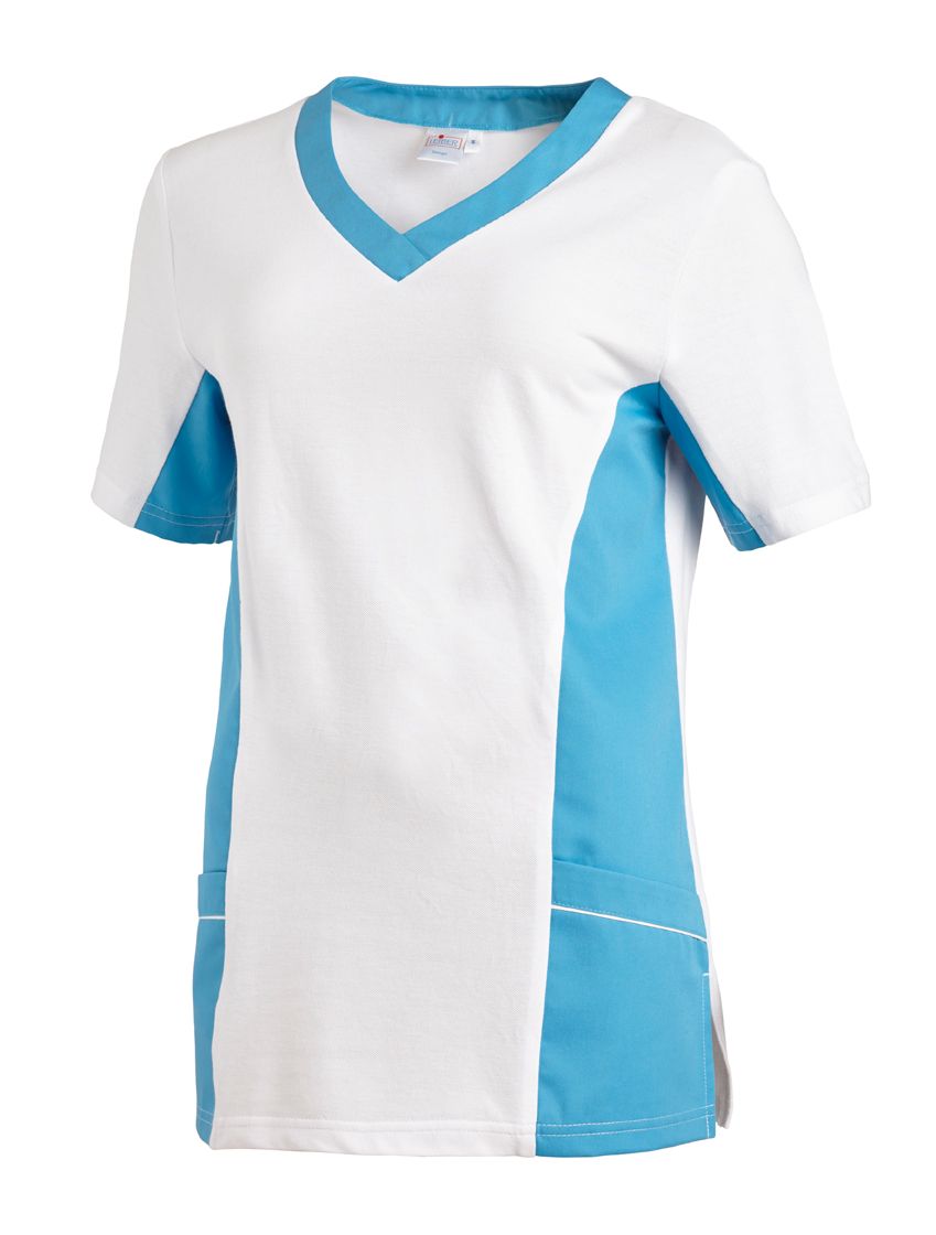 LeiberDamenPique-Schlupfjacke0825310176WeiTrkis