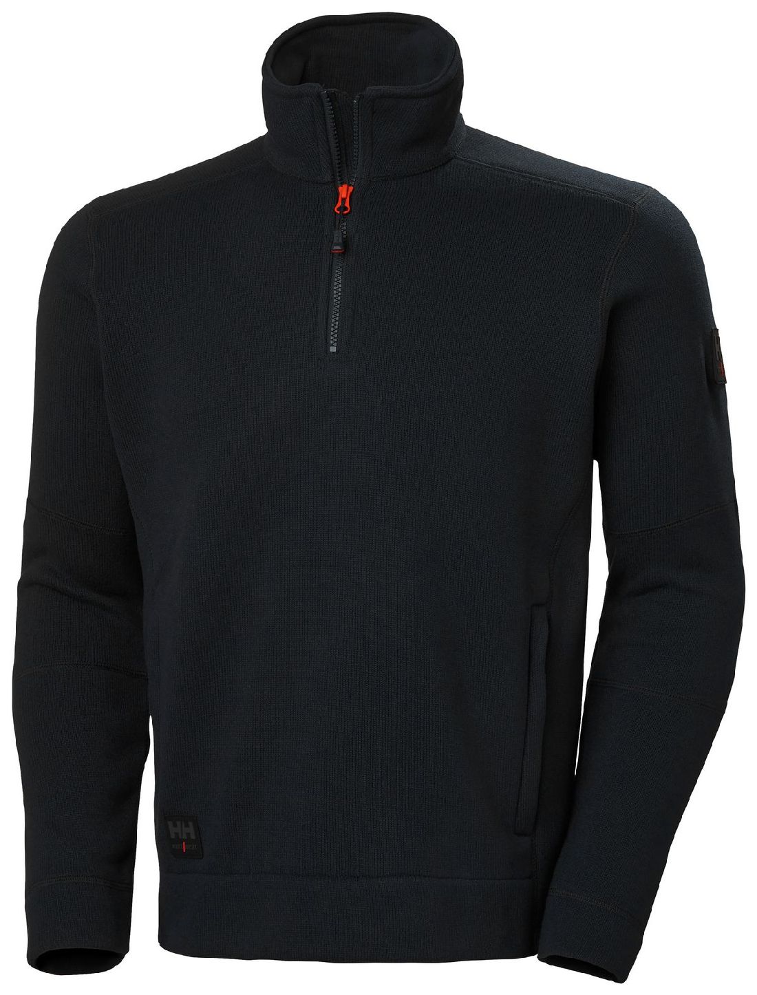HellyHansenJackeKensington12ZipKnittedBlack