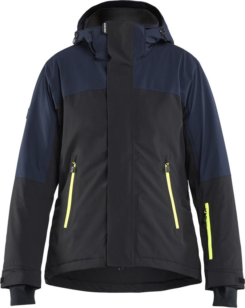 BlklderDamenArbeitsjackeSTRIKERWinterjackeStretch47071917DunkelMarineblauHighVisGelb-L