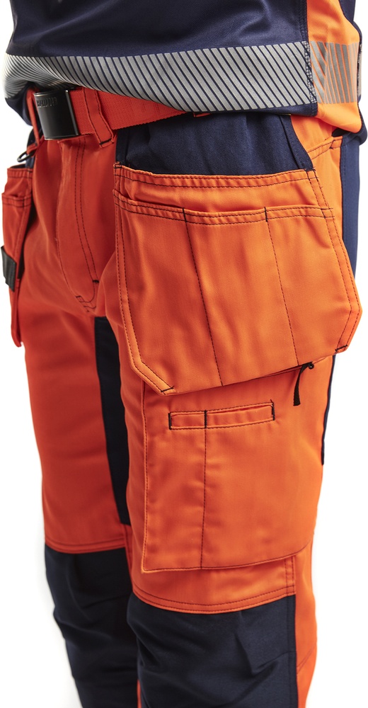 BlklderArbeitshoseHighVismitStretch15521811OrangeMarineblau-C144