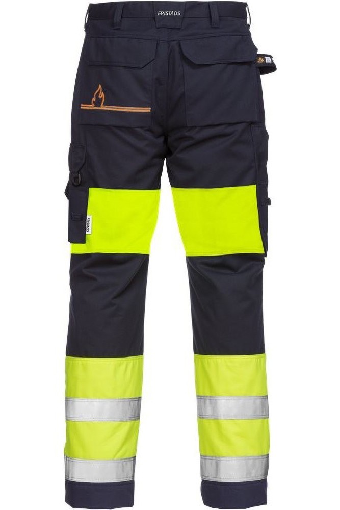 FristadsFlamestatHighVisHoseDamenKl12776ATHSWarnschutz-GelbMarine FristadsFlamestatHighVisHoseDamenKl12776ATHSWarnschutz-GelbMarine
