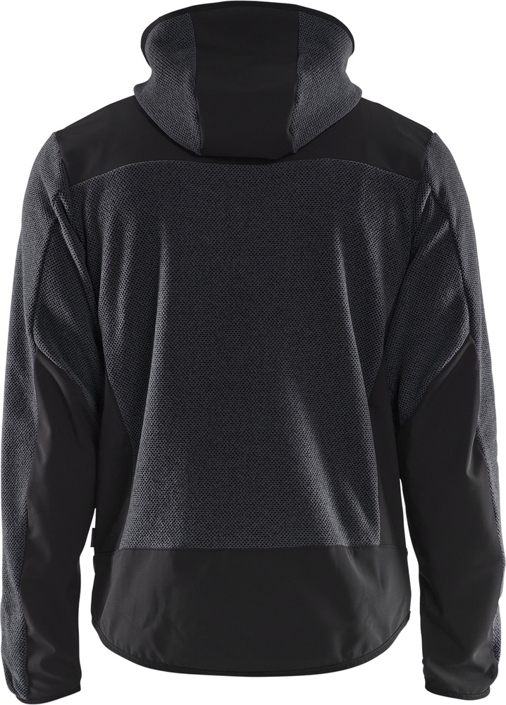 BlklderArbeitsjackeStrickjackemitSoftshell59402536DunkelgrauSchwarz-4XL