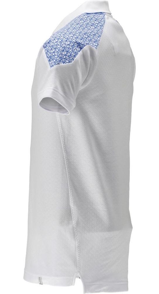 MascotPolo-ShirtFoodCare20083-933WeiAzurblau-XXL