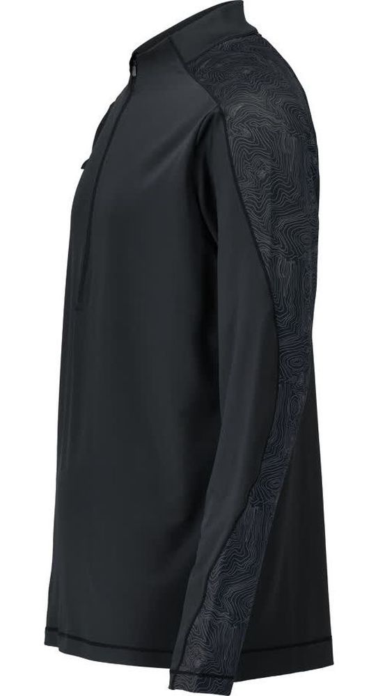 MascotT-ShirtLangarmmitkurzemReiverschlussCustomized22681-618Schwarz-XXL