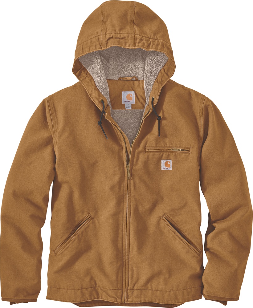 CarharttWashedDuckSherpaLinedJacket104392CarharttBrown-S