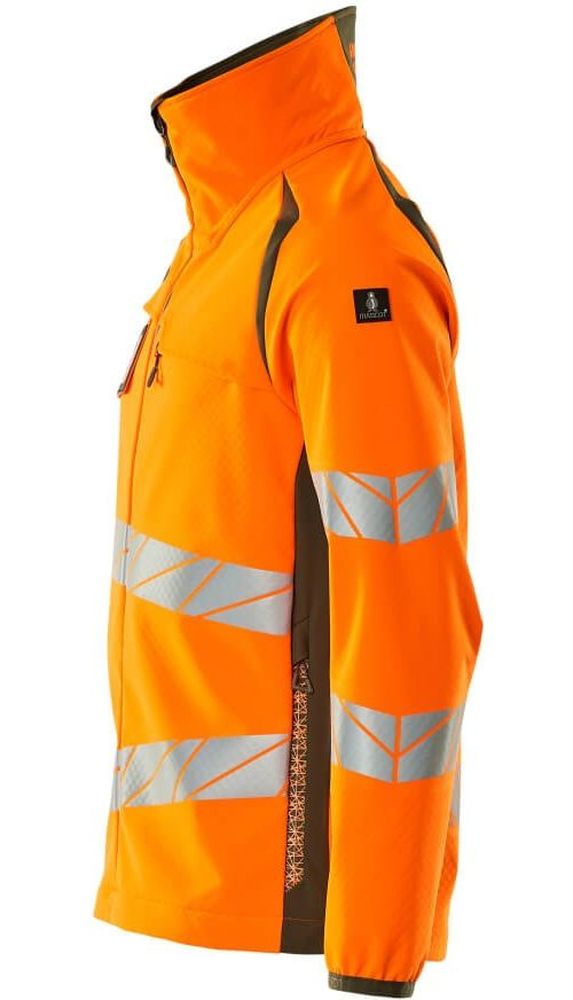 MascotSoftshellJackeAccelerateSafe19002-143Hi-visOrangeMoosgrn-XXL