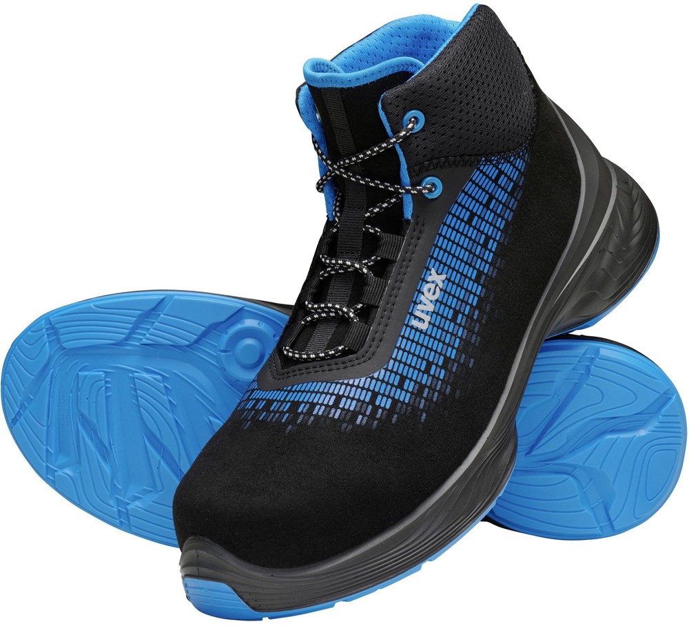 UvexSicherheitsschuhStiefel6833SchwarzBlauPu