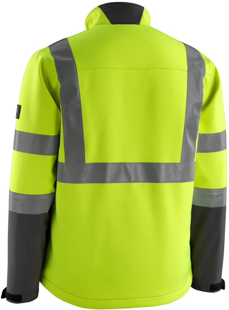 MascotSoftshellJackeKiamaSafeLight15902-253Hi-visGelbDunkelanthrazit-XXL