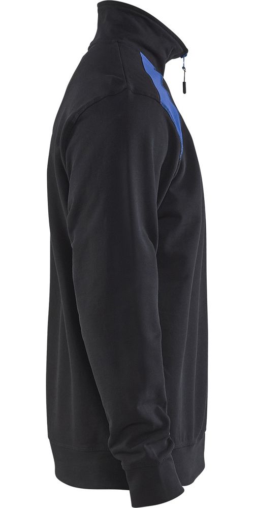 BlklderSweatshirtHalf-Zip2-farbig33531158SchwarzKornblau-4XL