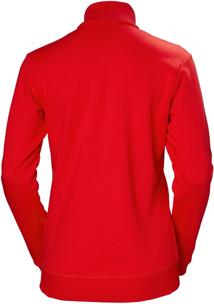 HellyHansenDamenManchesterZipSweatshirtAlertRed-XS