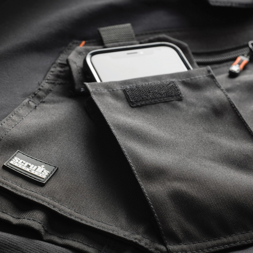 ScruffsHoseArbeitshosemitHolstertaschenProFlexPlus-Schwarz